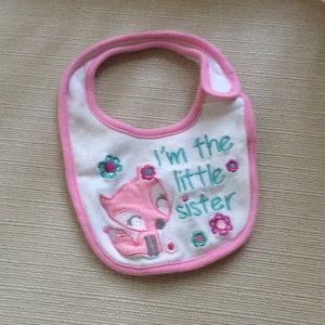 I’m The Little Sister bib